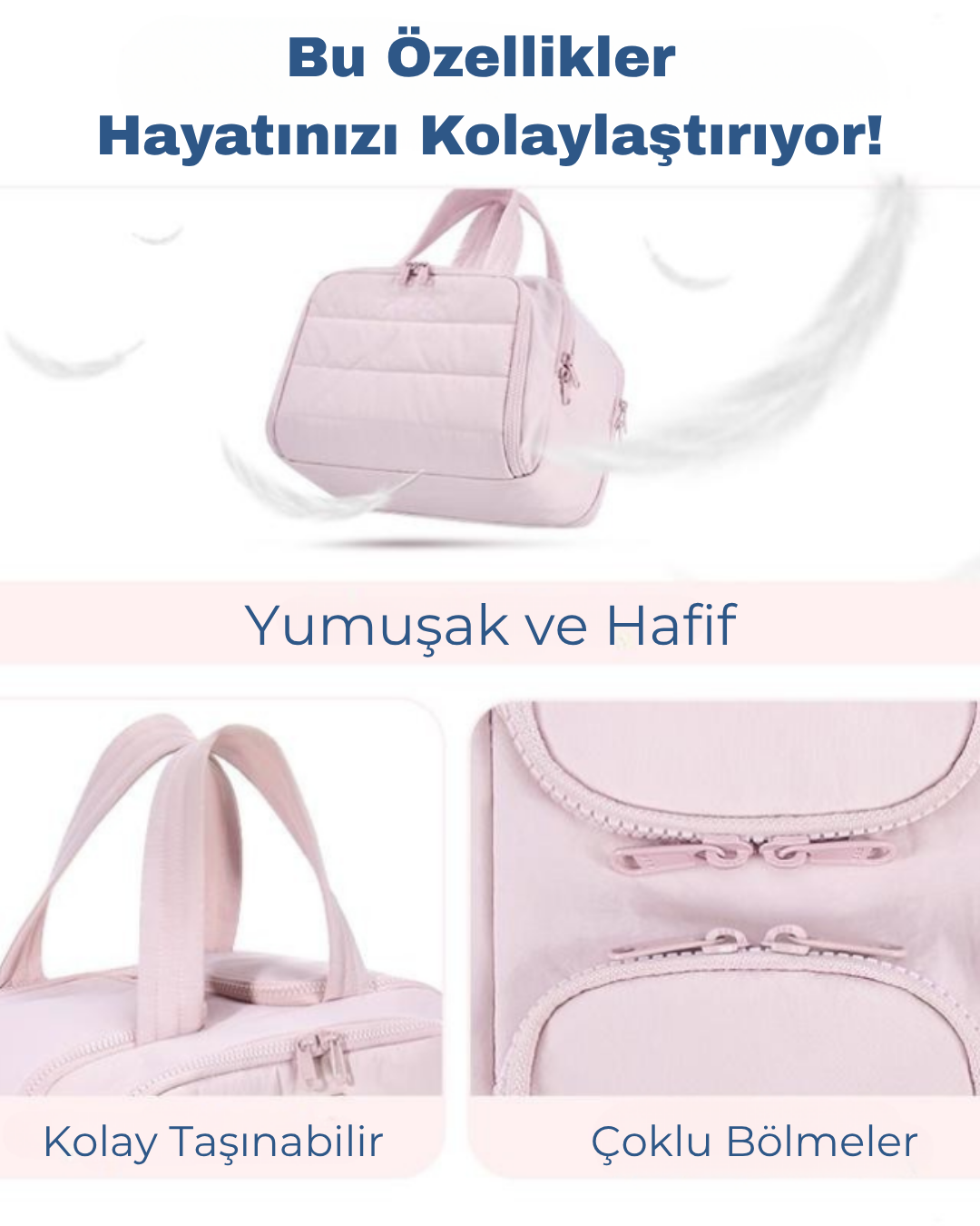 Élora Kolay Taşınabilir Makyaj Çantası