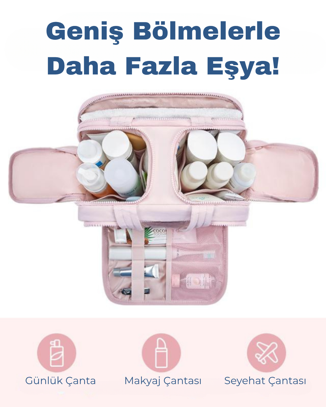 Élora Kolay Taşınabilir Makyaj Çantası